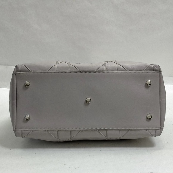 Dior Gray Lambskin Granville Satchel with Sturdy Handles - Picture 5 of 9